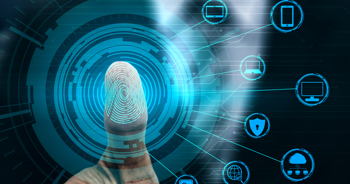 Biometric fingerprint scanning technology